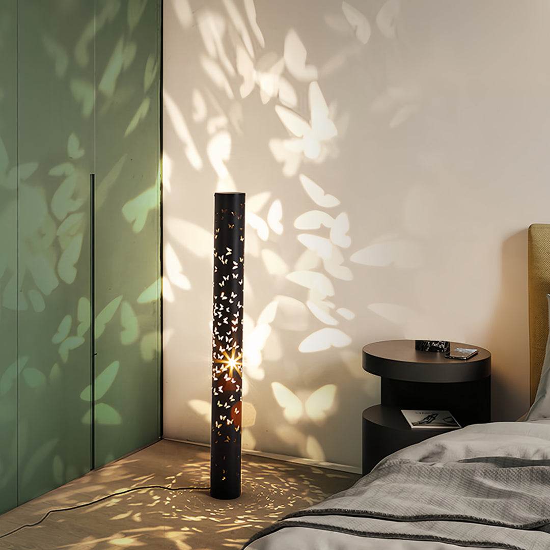 Luminara | Elegant Modern Floor Lamp with Butterfly Projection Design 4