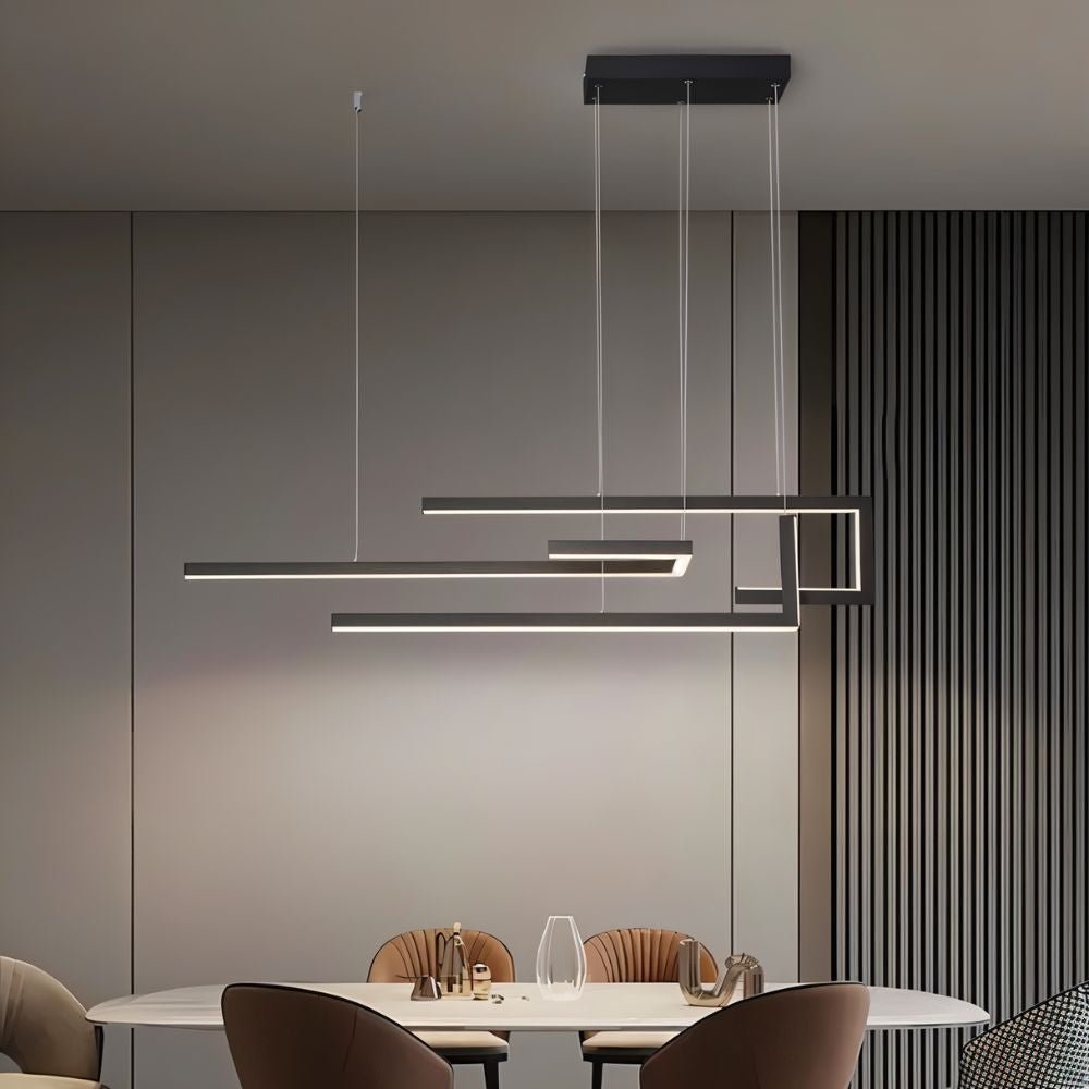 Freyza - Luminara | Elegant Modern Geometric LED Chandelier Lighting