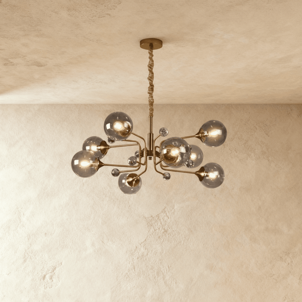 Freyza - Elegant Modern Glass Chandelier with Unique Design