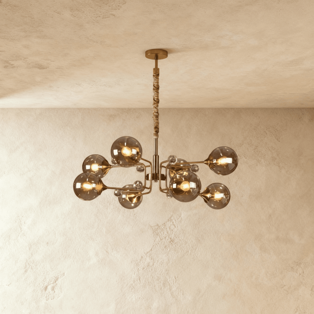 Freyza - Elegant Modern Glass Chandelier with Unique Design