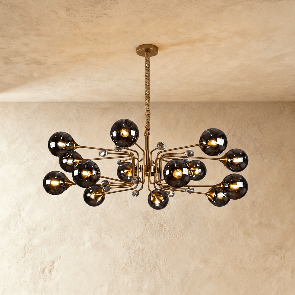 Freyza - Elegant Modern Glass Chandelier with Unique Design