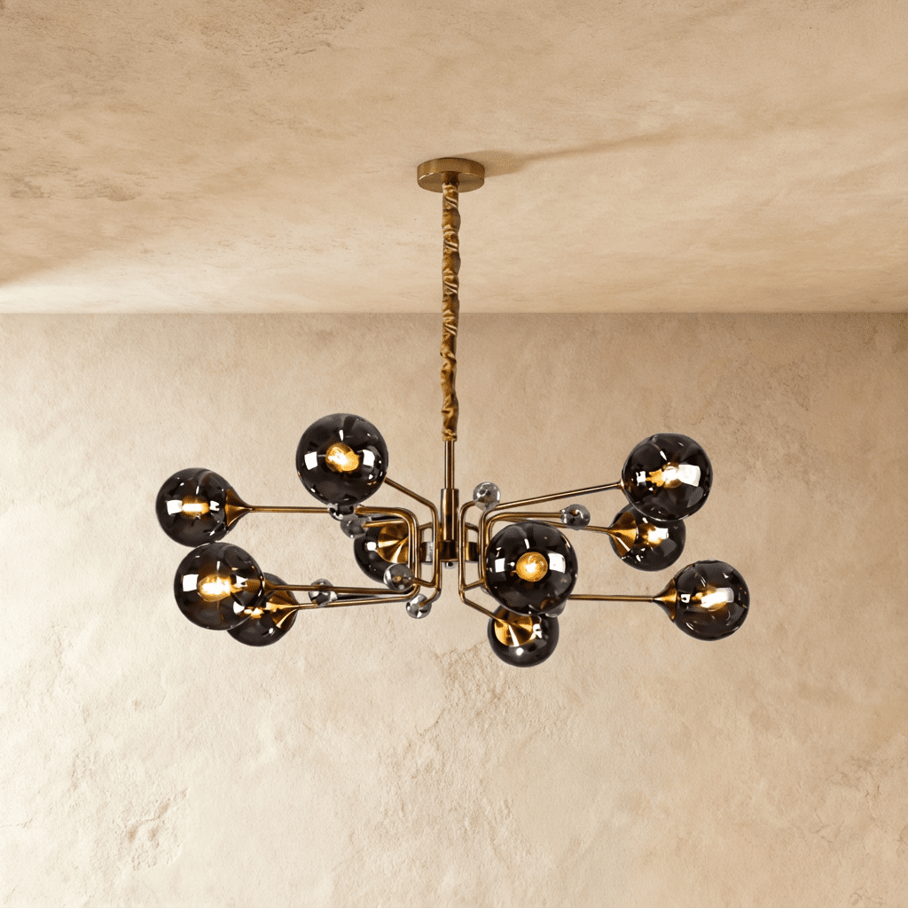 Freyza - Elegant Modern Glass Chandelier with Unique Design