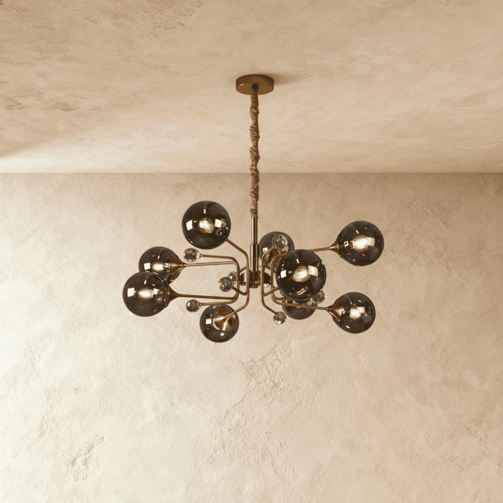 Freyza - Elegant Modern Glass Chandelier with Unique Design