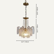 Freyza - Luminara | Elegant Modern Glass Dining Room Chandelier Light
