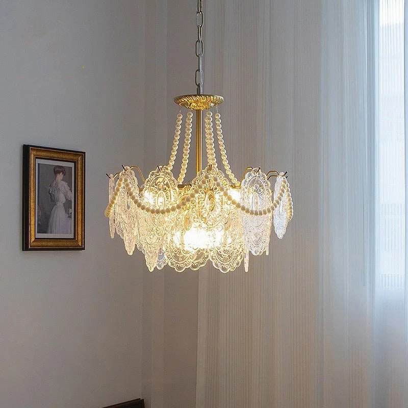 Freyza - Luminara | Elegant Modern Glass Dining Room Chandelier Light
