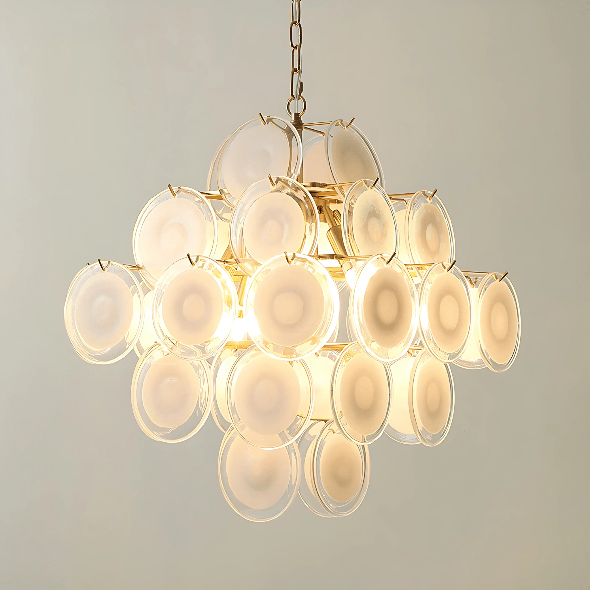 Freyza - Luminara | Elegant Modern Glass Dining Room Chandelier Light