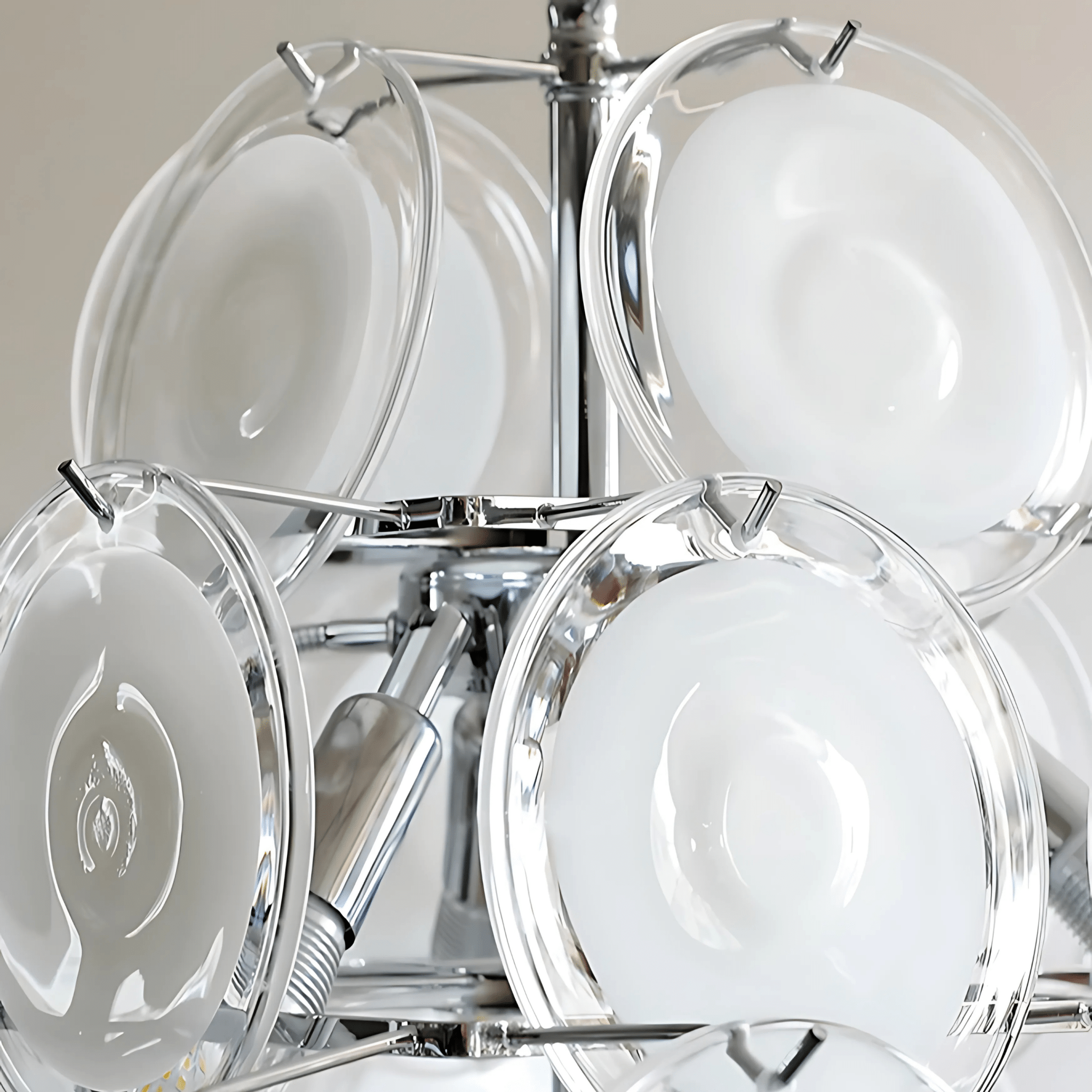 Freyza - Luminara | Elegant Modern Glass Dining Room Chandelier Light