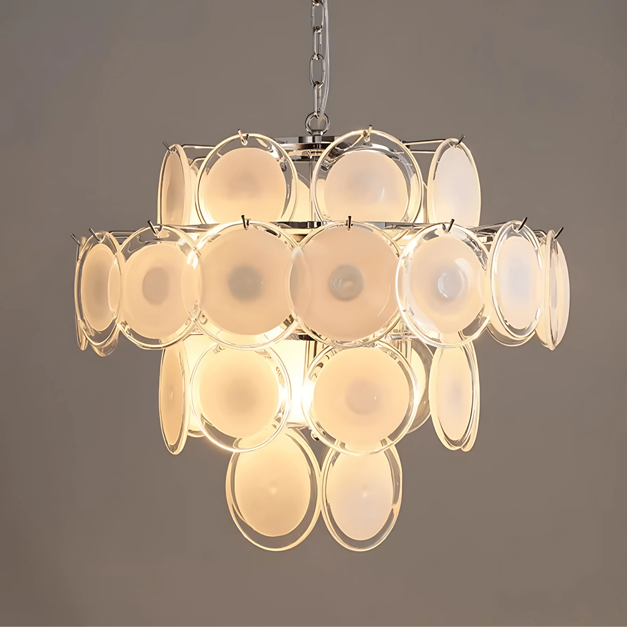 Freyza - Luminara | Elegant Modern Glass Dining Room Chandelier Light