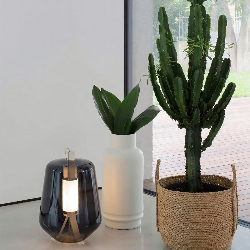 Luminara | Elegant Modern Glass Table Lamp for Bedroom Decor 2