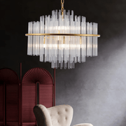 Freyza - Luminara | Elegant Modern Gold Chandelier Light for Dining Room Decor
