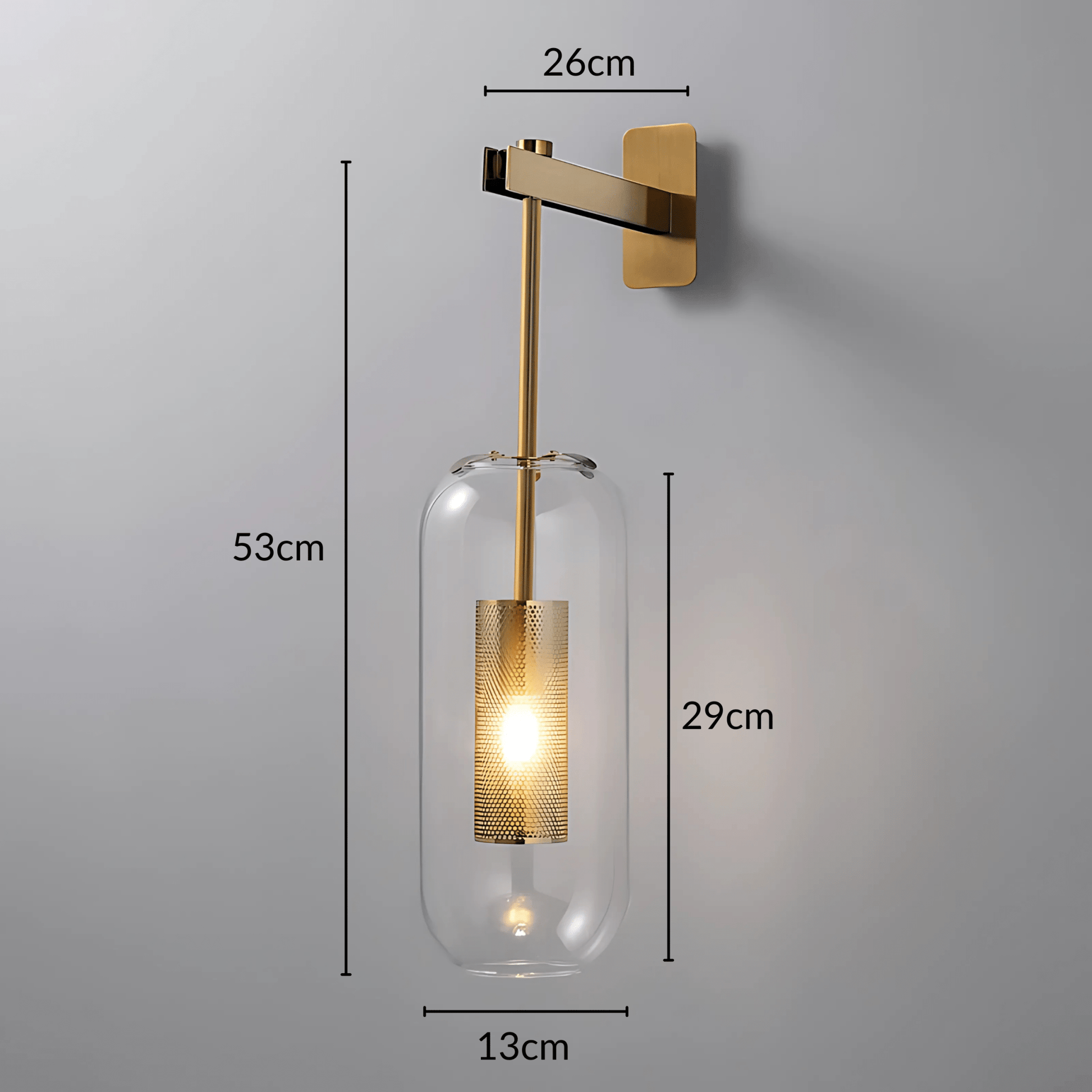 Luminara | Elegant Modern Industrial Wall Light Fixture 0