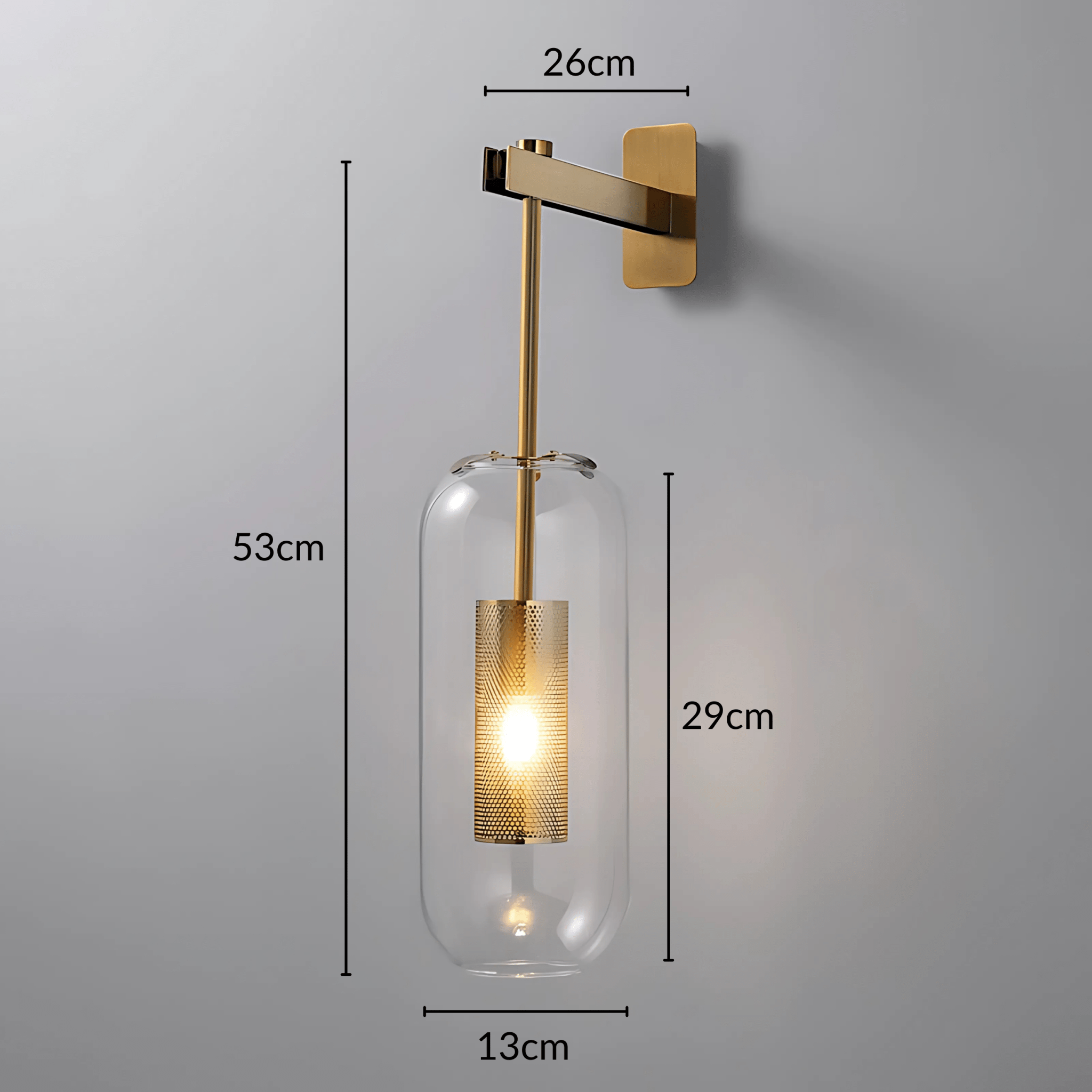 Luminara | Elegant Modern Industrial Wall Light Fixture 0