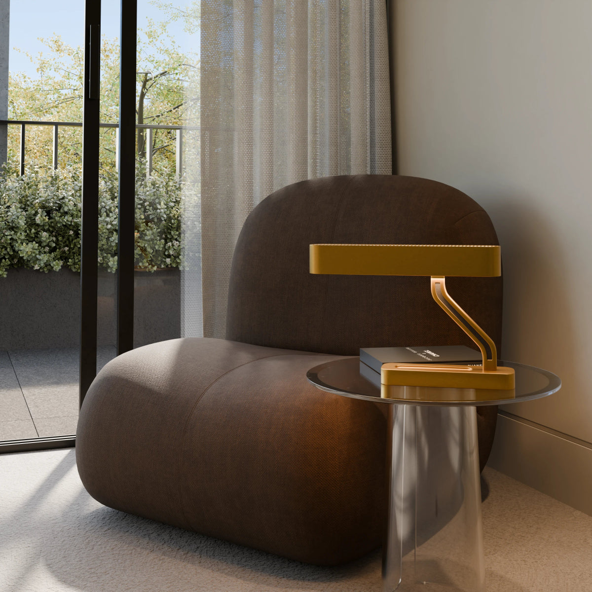 Luminara | Elegant Modern Iron Table Lamp for Bedroom and Living Room 2