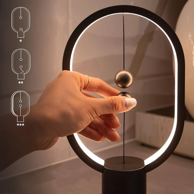 Luminara | Elegant Modern LED Magnetic Table Lamp for Bedside or Desk 8