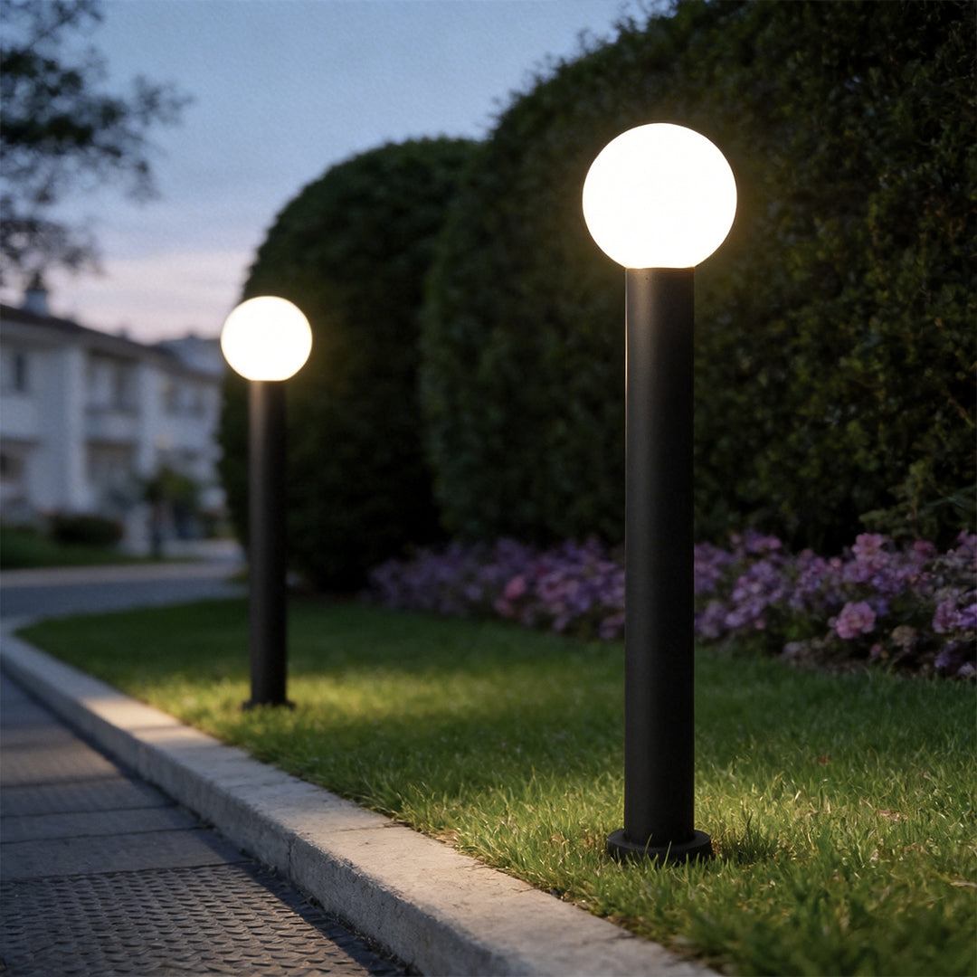 Luminara | Elegant Modern LED Round Bollard Light Fixture 2
