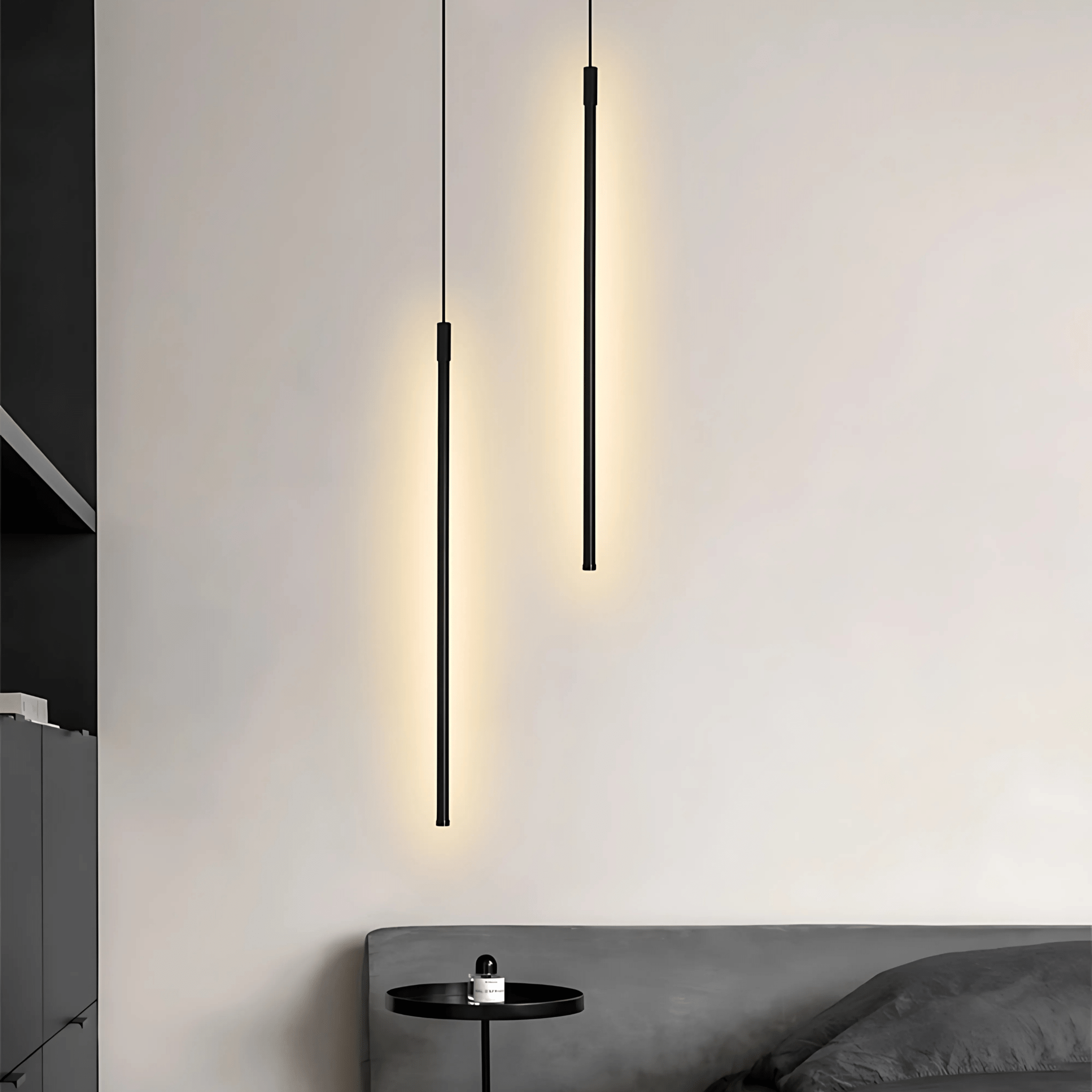 Freyza - Luminara | Elegant Modern Metal Bedside Pendant Light Fixture