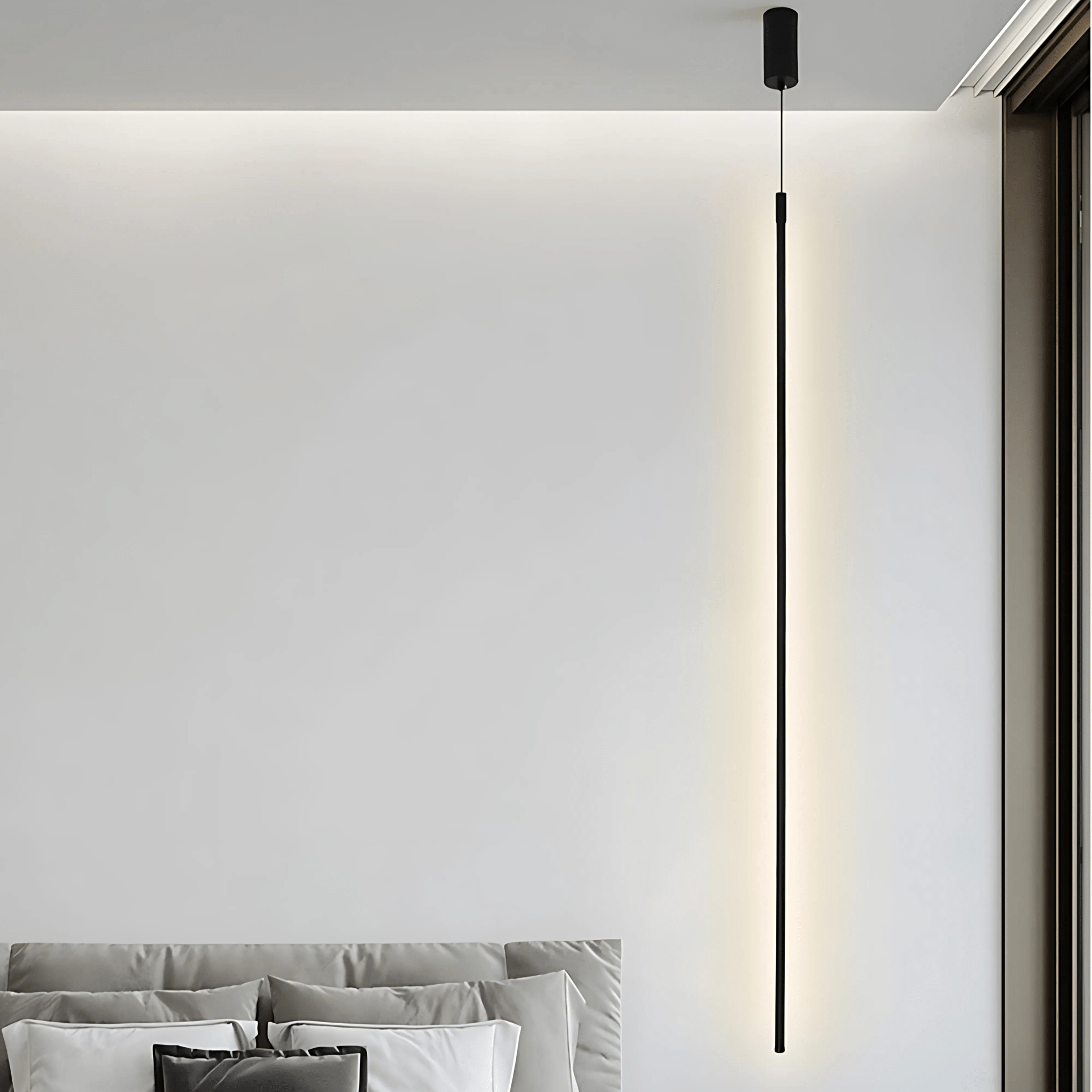 Freyza - Luminara | Elegant Modern Metal Bedside Pendant Light Fixture
