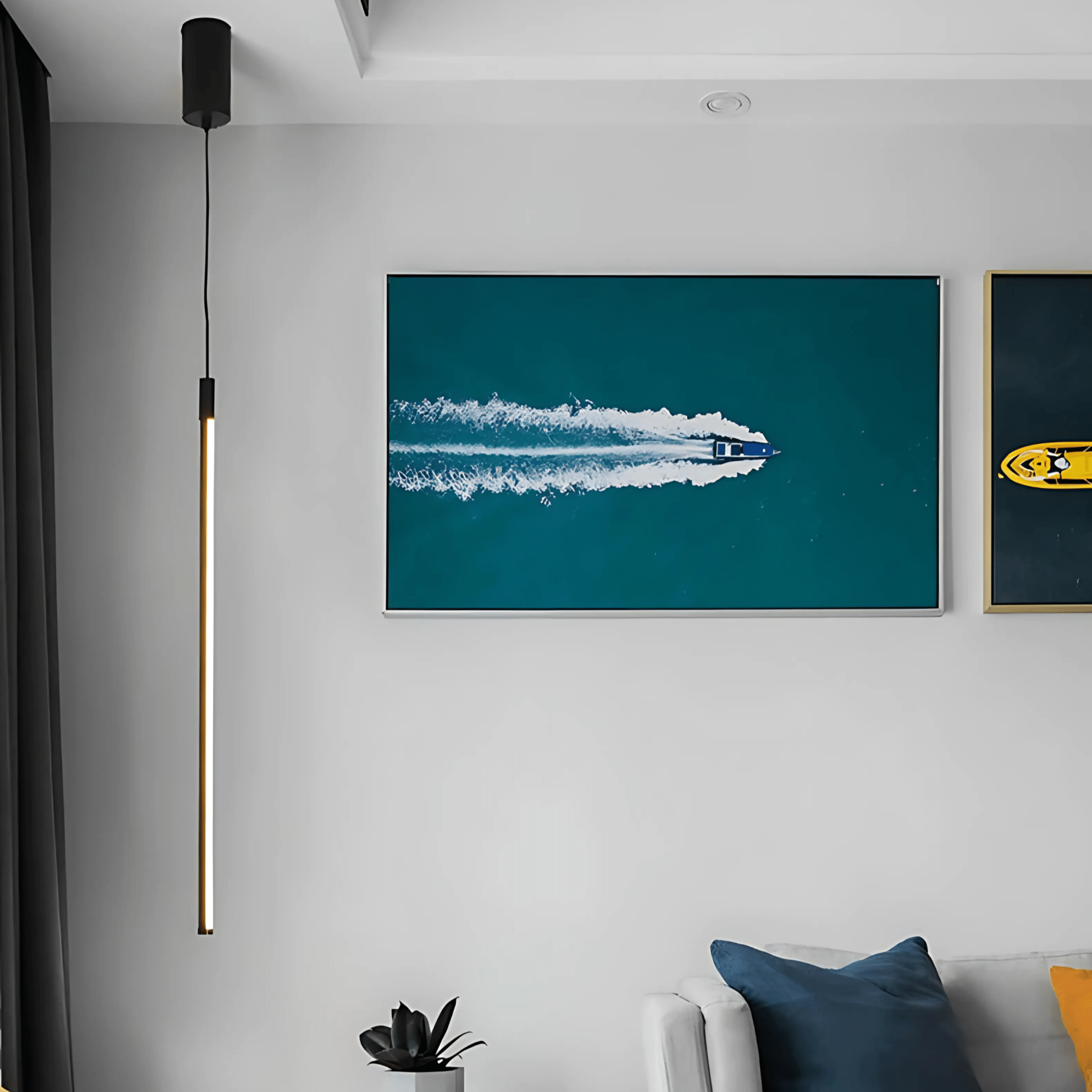 Freyza - Luminara | Elegant Modern Metal Bedside Pendant Light Fixture