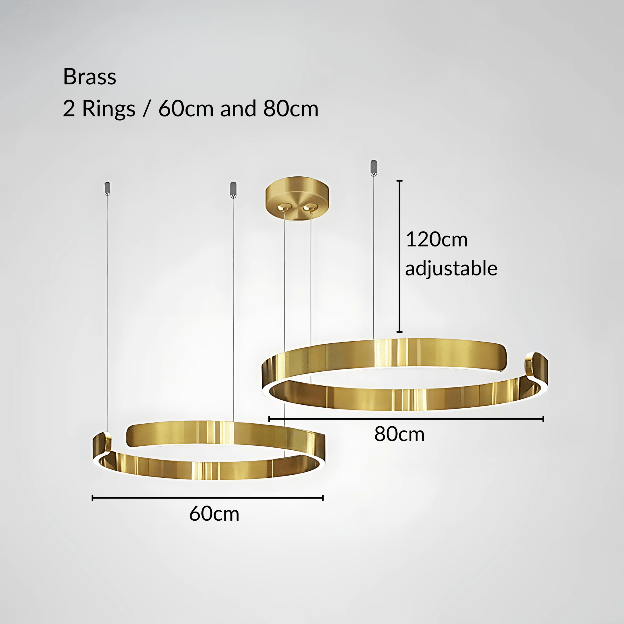 Freyza - Luminara | Elegant Modern Metal Pendant Chandelier Light