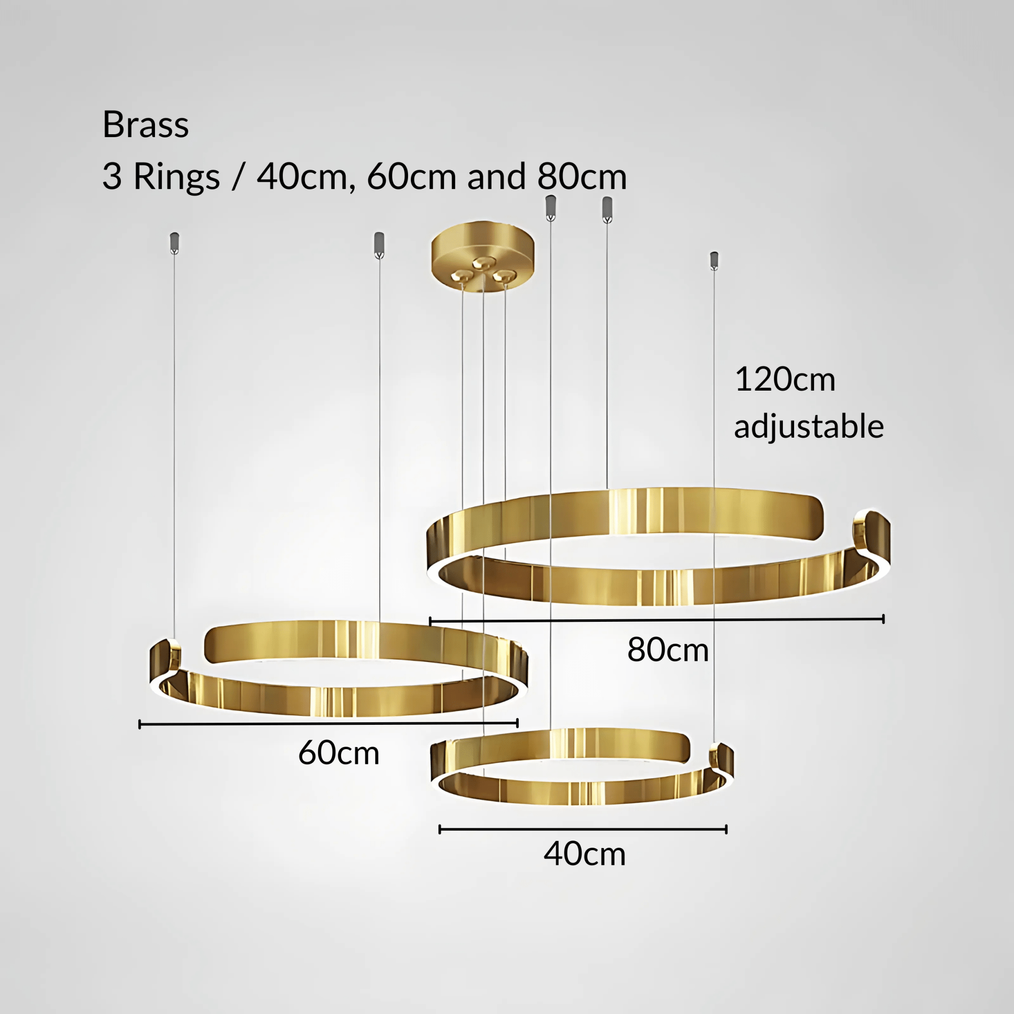 Freyza - Luminara | Elegant Modern Metal Pendant Chandelier Light