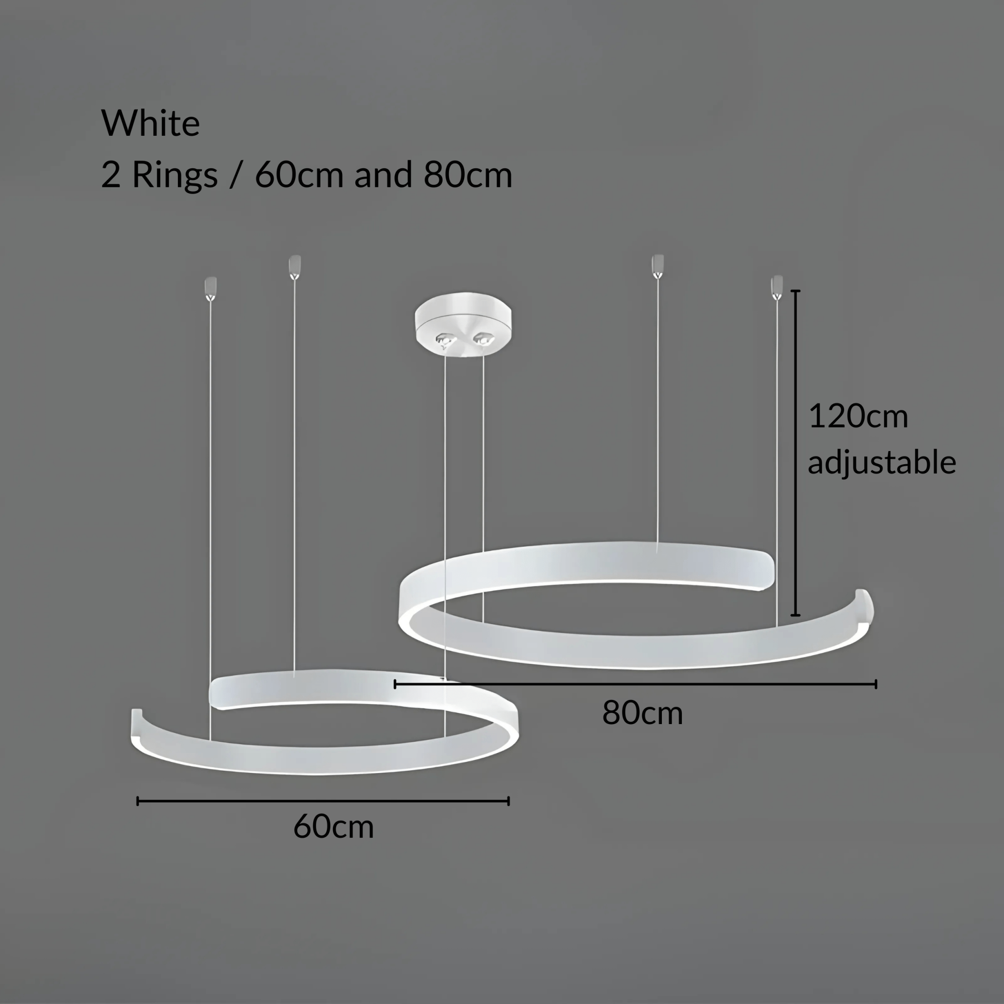 Freyza - Luminara | Elegant Modern Metal Pendant Chandelier Light
