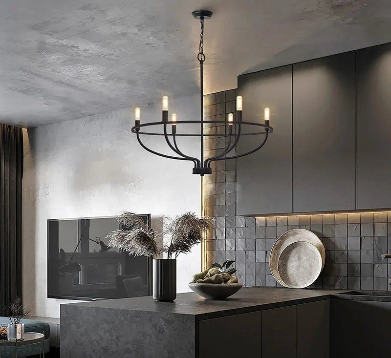 Freyza - Luminara | Elegant Modern Metal Pendant Chandelier Light