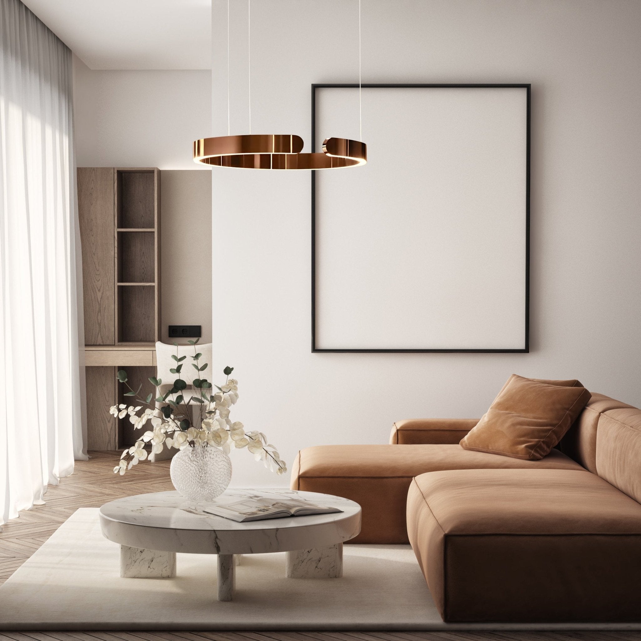 Freyza - Luminara | Elegant Modern Metal Pendant Chandelier Light