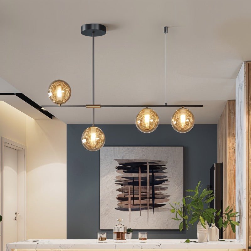 Freyza - Luminara | Elegant Modern Metal and Glass Chandelier Design