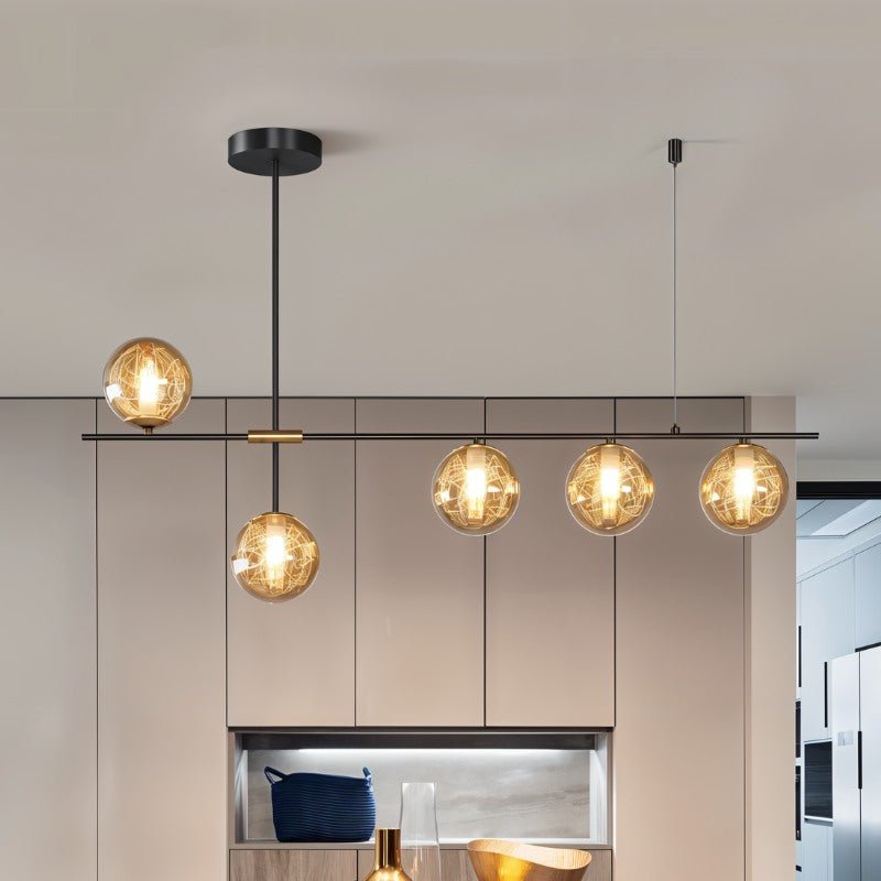 Freyza - Luminara | Elegant Modern Metal and Glass Chandelier Design