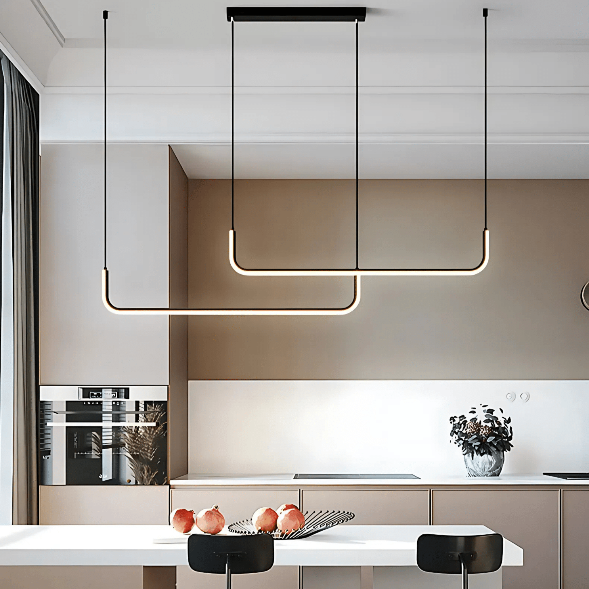 Freyza - Luminara | Elegant Modern Pendant Light for Kitchen and Dining Areas