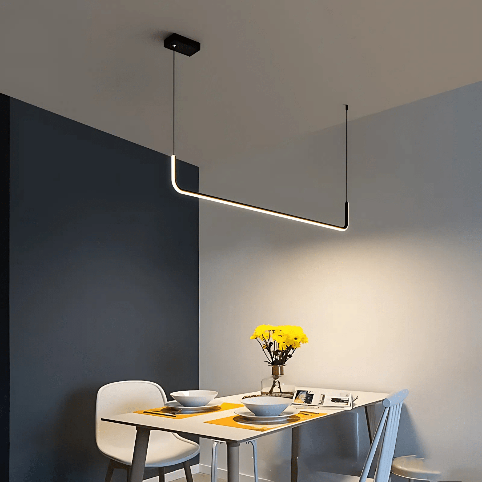 Freyza - Luminara | Elegant Modern Pendant Light for Kitchen and Dining Areas