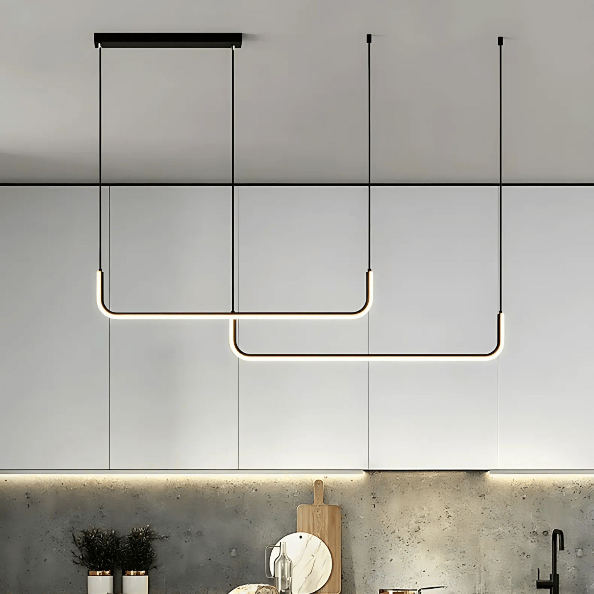 Freyza - Luminara | Elegant Modern Pendant Light for Kitchen and Dining Areas