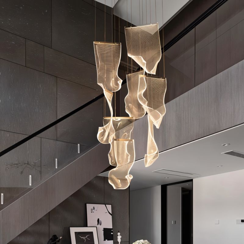 Freyza - Luminara | Elegant Modern Rectangle Ceiling Mount Chandelier