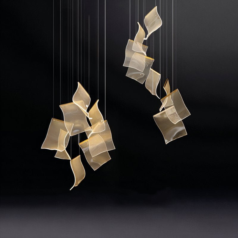Freyza - Luminara | Elegant Modern Rectangle Ceiling Mount Chandelier