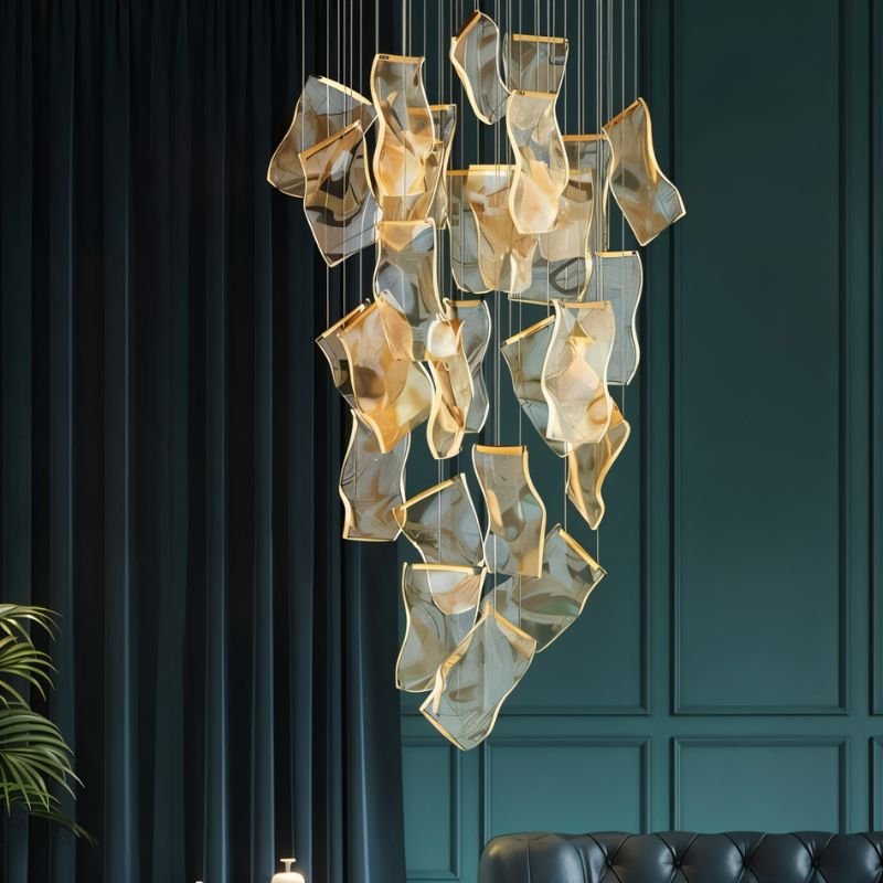 Freyza - Luminara | Elegant Modern Rectangle Ceiling Mount Chandelier
