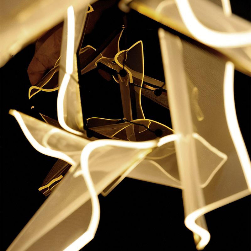 Freyza - Luminara | Elegant Modern Rectangle Ceiling Mount Chandelier