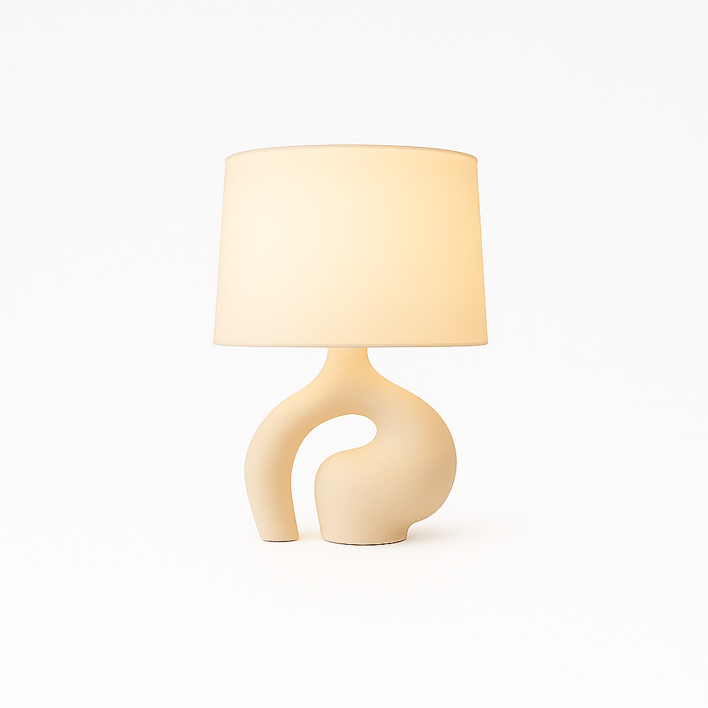 Luminara | Elegant Modern Resin Table Lamp for Bedroom & Living Room 2