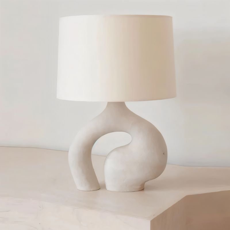 Luminara | Elegant Modern Resin Table Lamp for Bedroom & Living Room 8