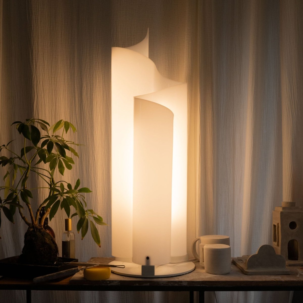 Luminara | Elegant Modern Spiral Design Table Lamp 2