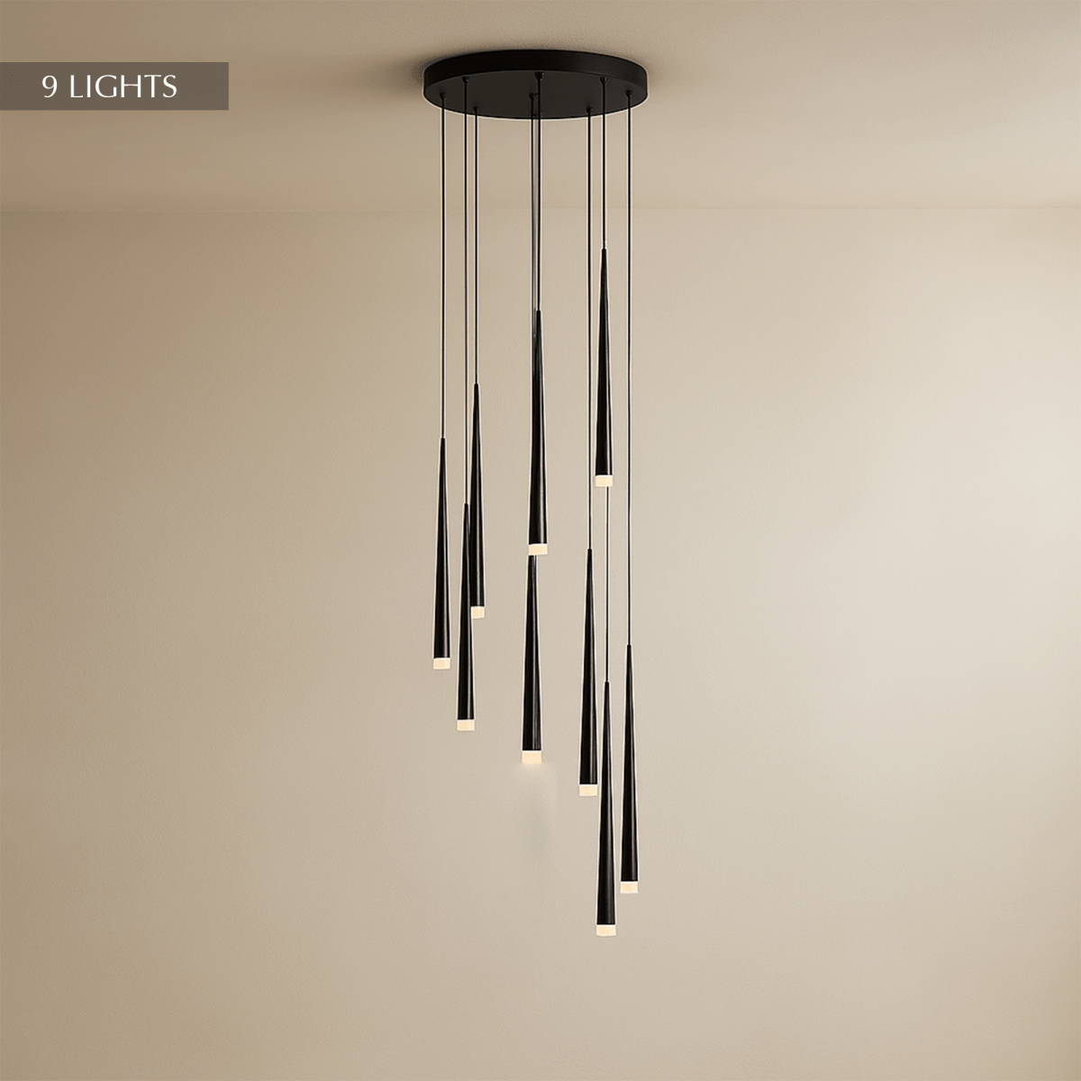 Freyza - Elegant Modern Stainless Steel Dining Room Chandelier Light