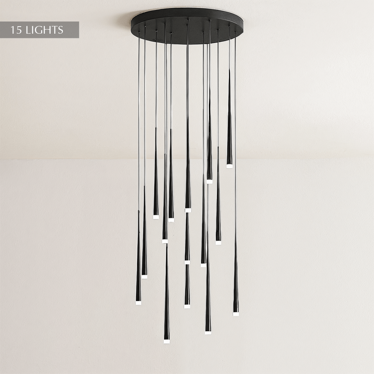 Freyza - Elegant Modern Stainless Steel Dining Room Chandelier Light