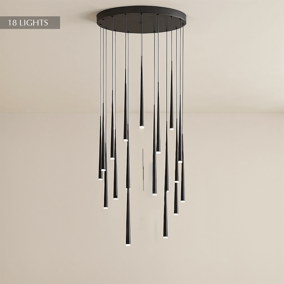 Freyza - Elegant Modern Stainless Steel Dining Room Chandelier Light