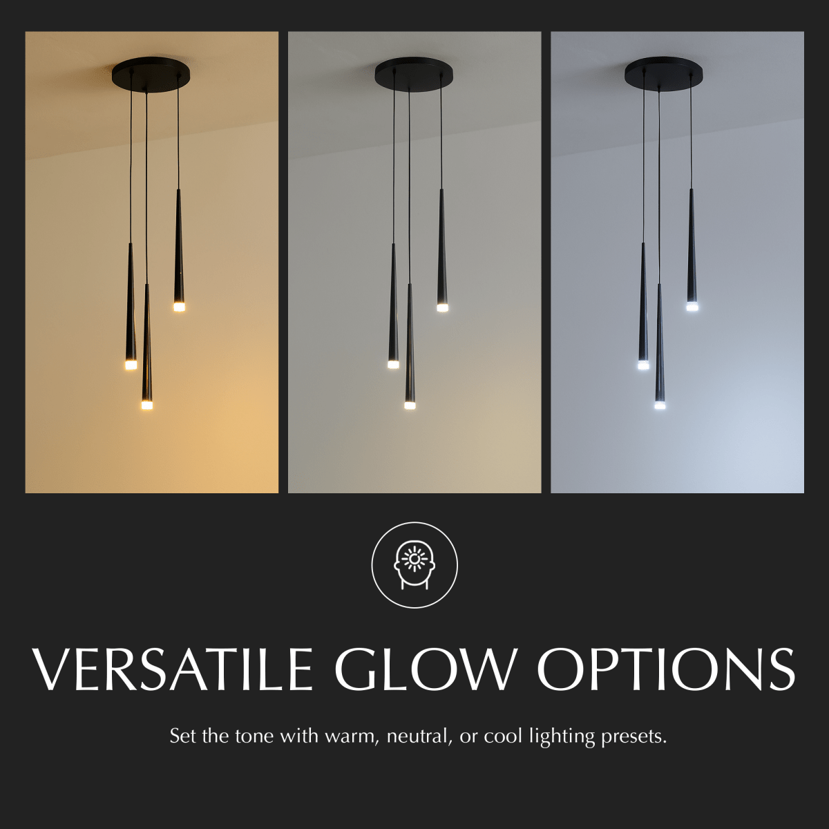 Freyza - Elegant Modern Stainless Steel Dining Room Chandelier Light