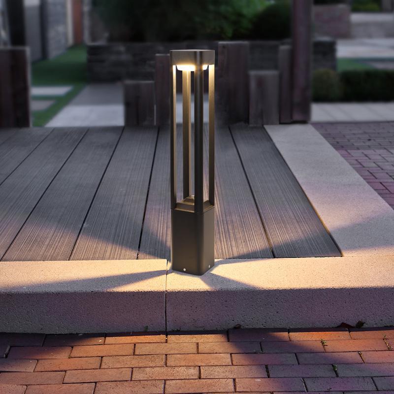 Luminara | Elegant Modern Waterproof LED Bollard Landscape Light 4