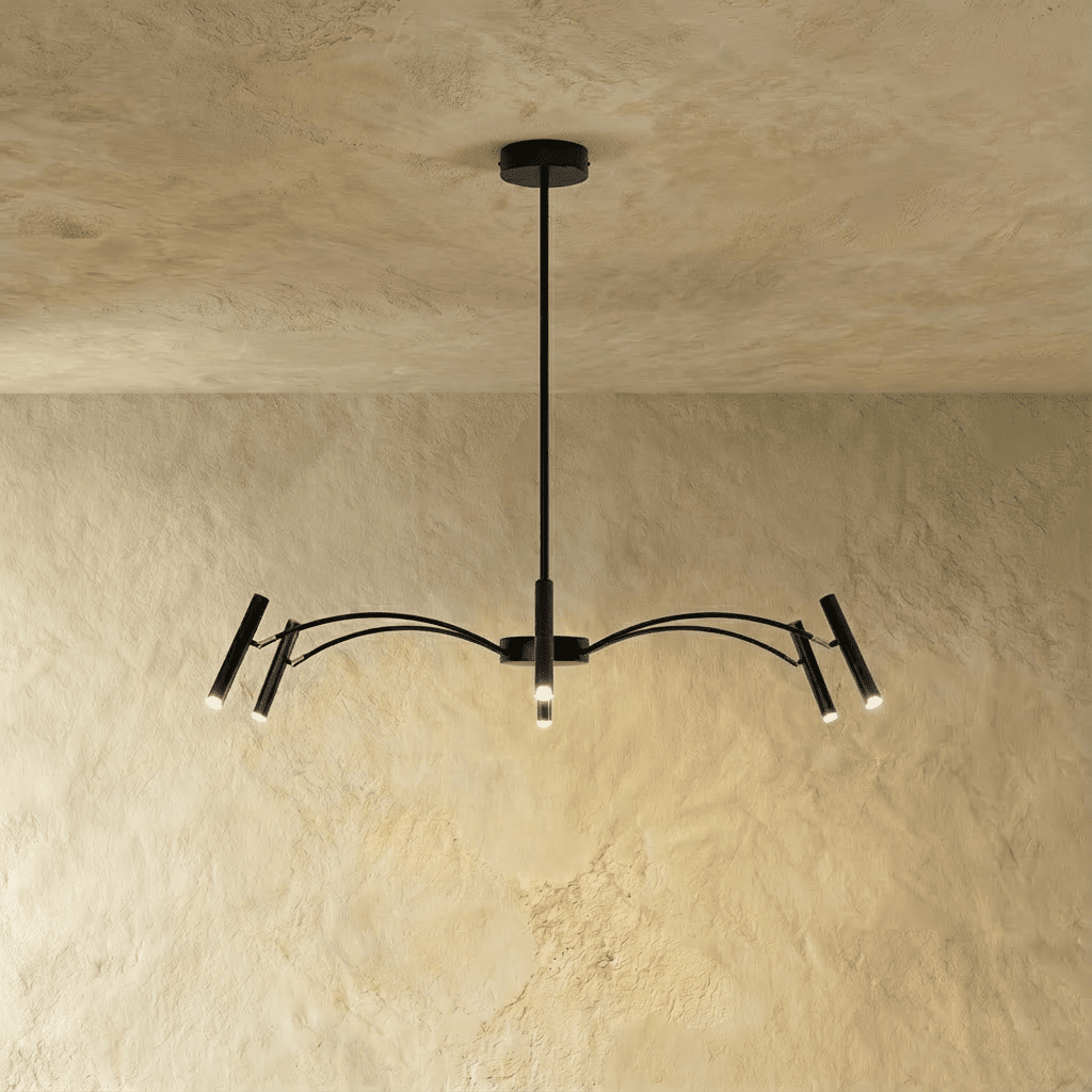 Freyza - Luminara | Elegant Modern Wrought Iron Dining Room Chandelier Light