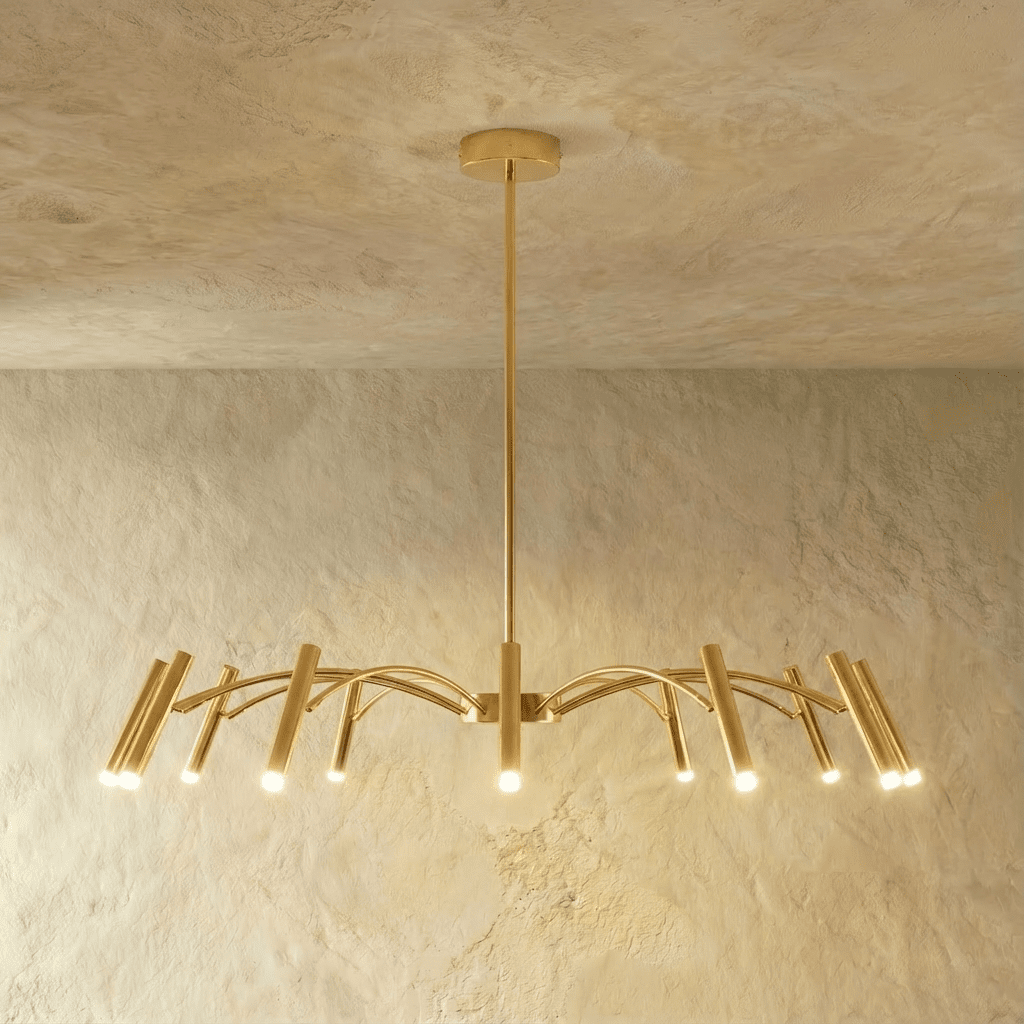 Freyza - Luminara | Elegant Modern Wrought Iron Dining Room Chandelier Light