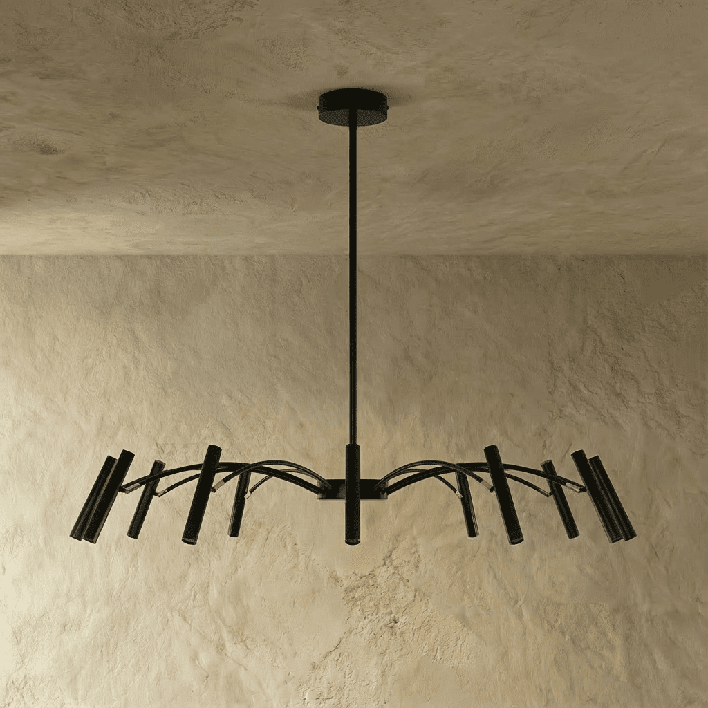 Freyza - Luminara | Elegant Modern Wrought Iron Dining Room Chandelier Light