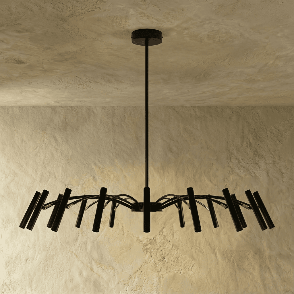 Freyza - Luminara | Elegant Modern Wrought Iron Dining Room Chandelier Light