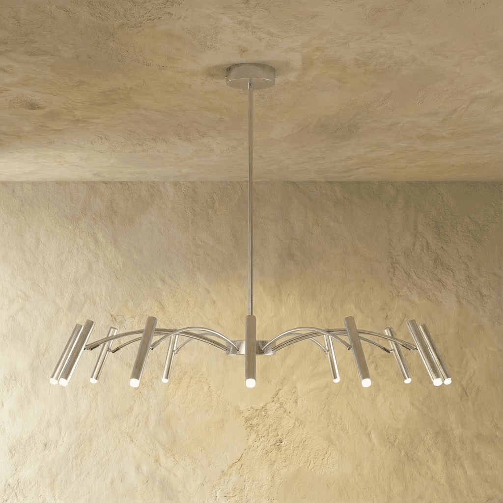 Freyza - Luminara | Elegant Modern Wrought Iron Dining Room Chandelier Light