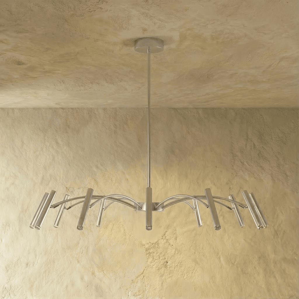 Freyza - Luminara | Elegant Modern Wrought Iron Dining Room Chandelier Light
